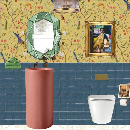 Powder Room New Floor Interior Design Mood Board by dl2407 on Style Sourcebook