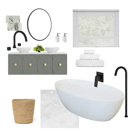 Naturalist bathroom Interior Design Mood Board by Recreate Design Studio on Style Sourcebook