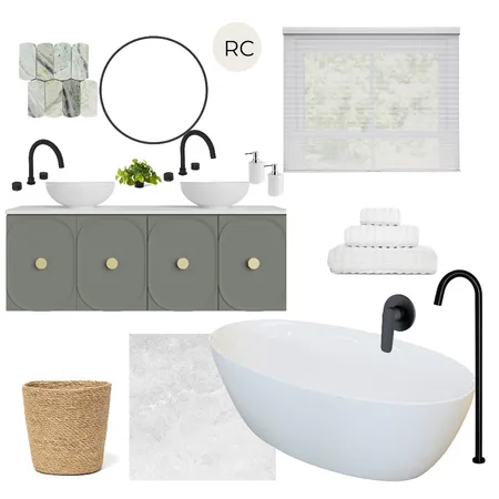 Naturalistic bathroom Interior Design Mood Board by Recreate Design Studio on Style Sourcebook