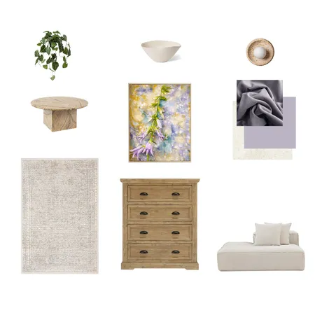 Color accents for neutral minimalist living room, products layout, vol. viii Interior Design Mood Board by Ronja Bahtiyar Art on Style Sourcebook