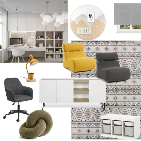 Caireen Grown Up Playroom Interior Design Mood Board by VanessaAdamson on Style Sourcebook