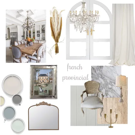 French Provincial Design Style Interior Design Mood Board by heidigrace on Style Sourcebook