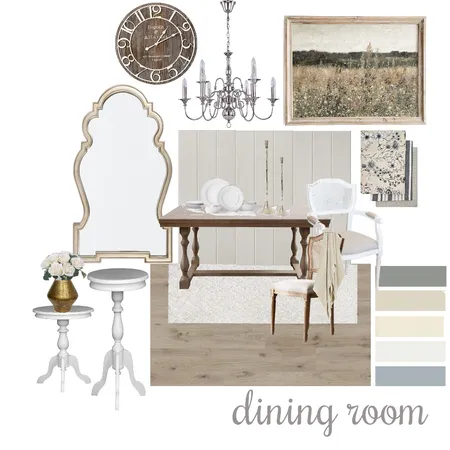 French Provincial Dining Room Interior Design Mood Board by heidigrace on Style Sourcebook