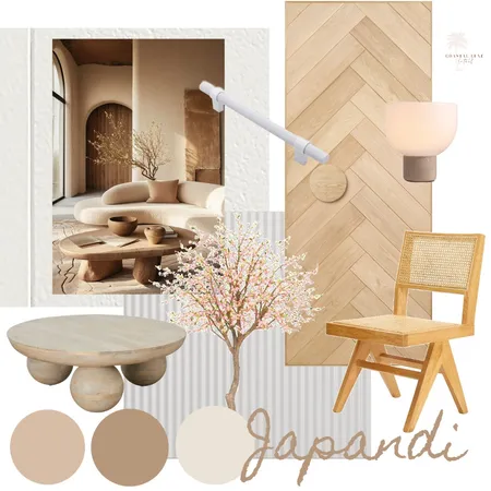 Japandi Interior Design Mood Board by Coastal Luxe on the hill on Style Sourcebook