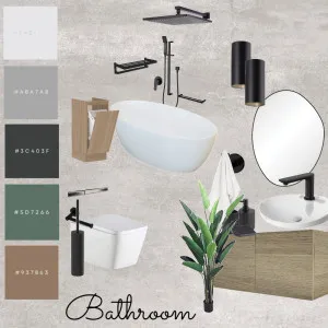 BATHROOM Interior Design Mood Board by logeenfarhat on Style Sourcebook