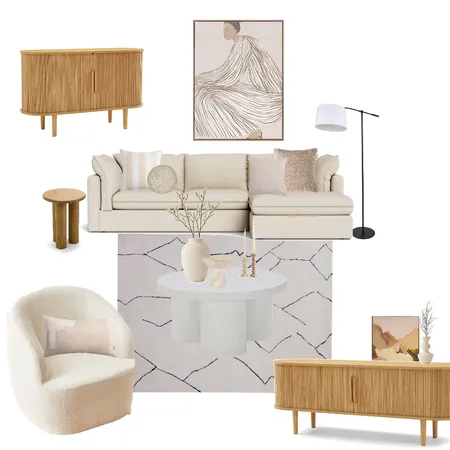 NEUTRAL TONE LIVING ROOM Interior Design Mood Board by CO__STYLERS on Style Sourcebook