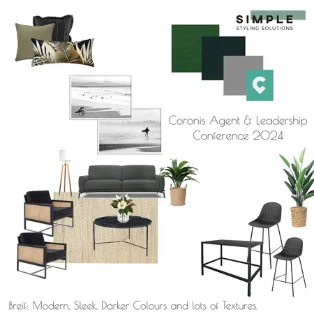 Coronis Leadership Conference Interior Design Mood Board by Simplestyling on Style Sourcebook