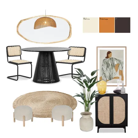 Earthy and Bold Interior Design Mood Board by TashaSimiyu on Style Sourcebook