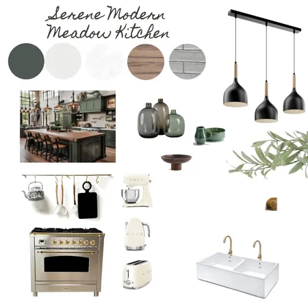 Modern Country Kitchen Interior Design Mood Board by kgmakeupstars@gmail.com on Style Sourcebook