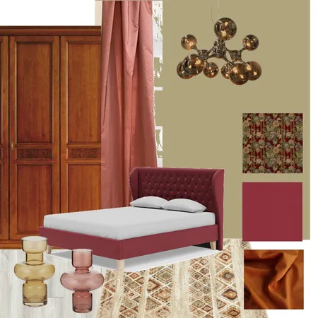 Спальня 04 Interior Design Mood Board by Anna Cheganova on Style Sourcebook