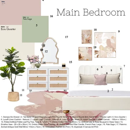 master bedroom Interior Design Mood Board by matildasmith on Style Sourcebook