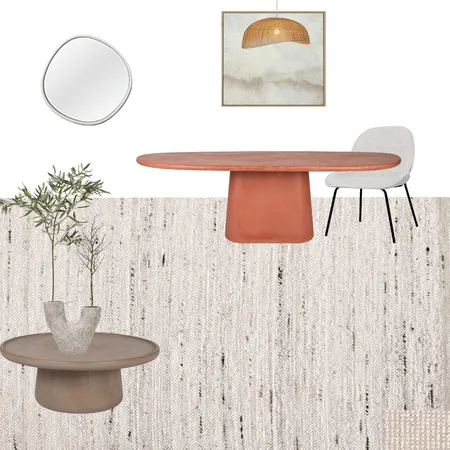 NEUTRAL DINING Interior Design Mood Board by Tallira | The Rug Collection on Style Sourcebook