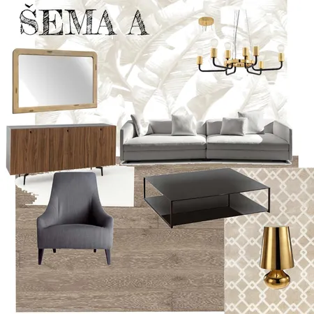 ŠEMA A DNEVNA SOBA Interior Design Mood Board by majapaun on Style Sourcebook