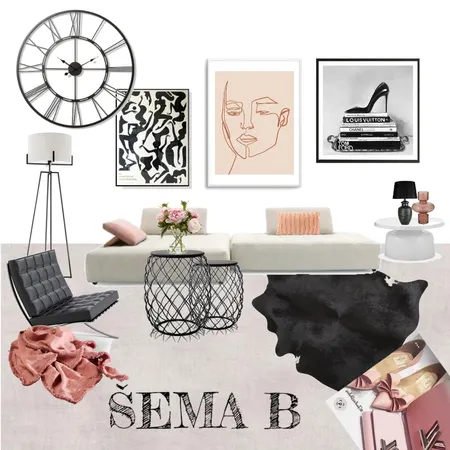 ŠEMA B DNEVNA SOBA Interior Design Mood Board by majapaun on Style Sourcebook