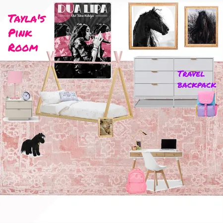 Tayla’s pink room Interior Design Mood Board by Studio Reverie on Style Sourcebook