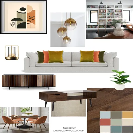 Mid Century Living room Interior Design Mood Board by Sarah_D on Style Sourcebook