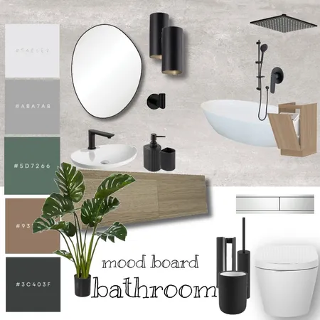 mood board bathroom Interior Design Mood Board by logeenfarhat on Style Sourcebook