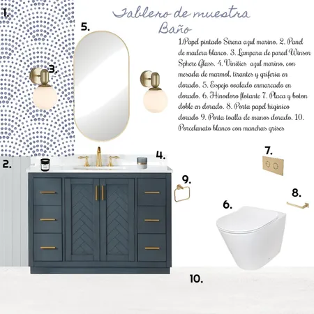 Trabajo 9 - Baño Interior Design Mood Board by AntonelaGonzalez on Style Sourcebook