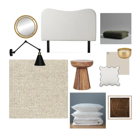 Cosy Minimalist Bedroom Interior Design Mood Board by Flooring Xtra on Style Sourcebook