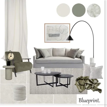 Tonal Living Interior Design Mood Board by Blueprint Interior Design on Style Sourcebook