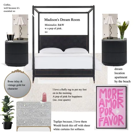 dream bedroom Interior Design Mood Board by madisonolivia on Style Sourcebook