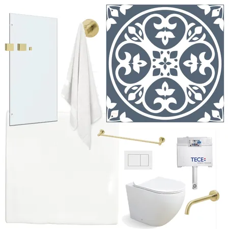 Complete Bathroom Package - The Block 2019 Deb & Andy Ensuite Interior Design Mood Board by Beaumont Tiles on Style Sourcebook