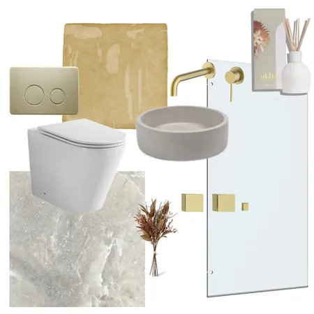 Complete Bathroom Package - The Block 2022 Tom & Sarah-Jane Guest Ensuite Interior Design Mood Board by Beaumont Tiles on Style Sourcebook