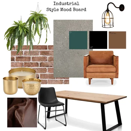 Industrial style board Interior Design Mood Board by MiaInterior on Style Sourcebook