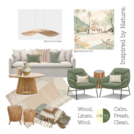 Inspired by Nature Interior Design Mood Board by OBNL design on Style Sourcebook