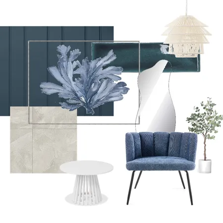 blue Interior Design Mood Board by imaneby on Style Sourcebook