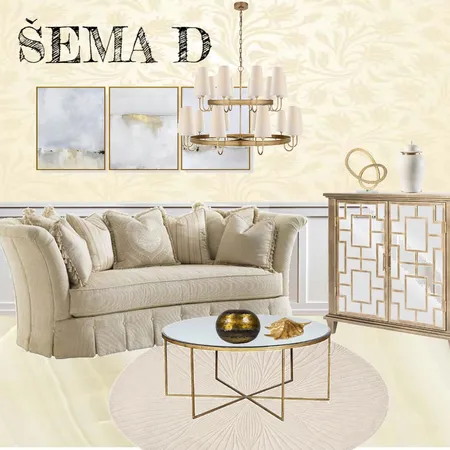 ŠEMA D DNEVNA SOBA Interior Design Mood Board by majapaun on Style Sourcebook