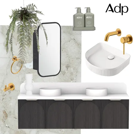 Get the Look: Lysandra's Ensuite featuring Archie in Estella Oak Interior Design Mood Board by ADP on Style Sourcebook