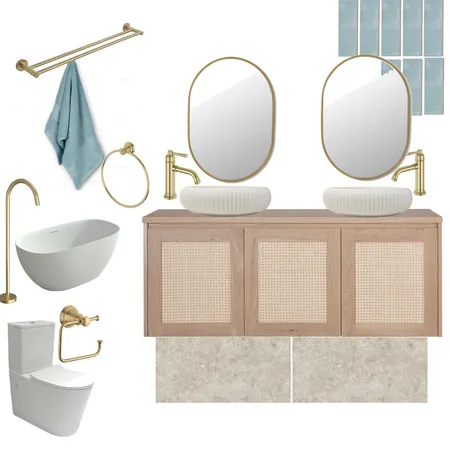 Bathroom Interior Design Mood Board by Courtney Cocks on Style Sourcebook