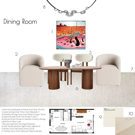 Dining Room sample board Interior Design Mood Board by ioanna lakouri on Style Sourcebook