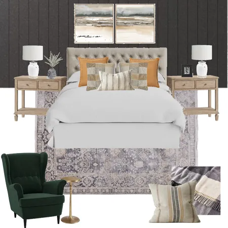 Main Bedroom - Transitional Home Interior Design Mood Board by Eliza Grace Interiors on Style Sourcebook