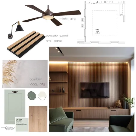 Bolt Residence Living Room Interior Design Mood Board by A_Osborn on Style Sourcebook