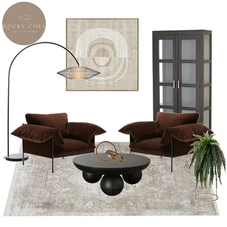 Sultry Intimate reading nook Interior Design Mood Board by Rockycove Interiors on Style Sourcebook