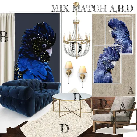 MIX MATCH A,B,D DNEVNA SOBA Interior Design Mood Board by majapaun on Style Sourcebook