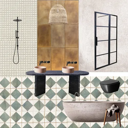 Bathroom Interior Design Mood Board by Tehevahis on Style Sourcebook