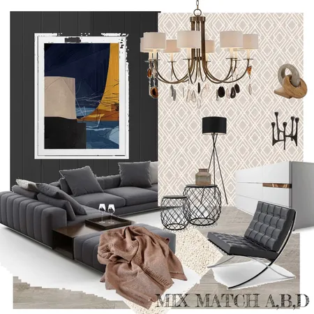 MIX MATCH A,B,D DNEVNA SOBA Interior Design Mood Board by majapaun on Style Sourcebook