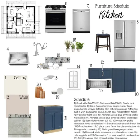 IDI Module 9 (Kitchen) Interior Design Mood Board by Molilly on Style Sourcebook
