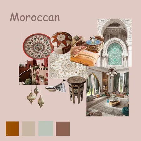 design style moroccan moodboard Interior Design Mood Board by makaelaburridge on Style Sourcebook