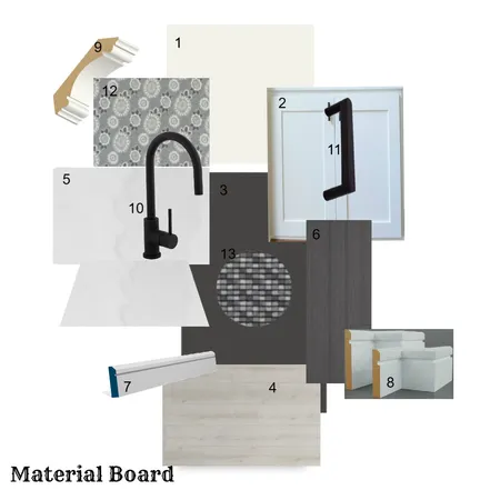 Material Board Interior Design Mood Board by Jaqui on Style Sourcebook