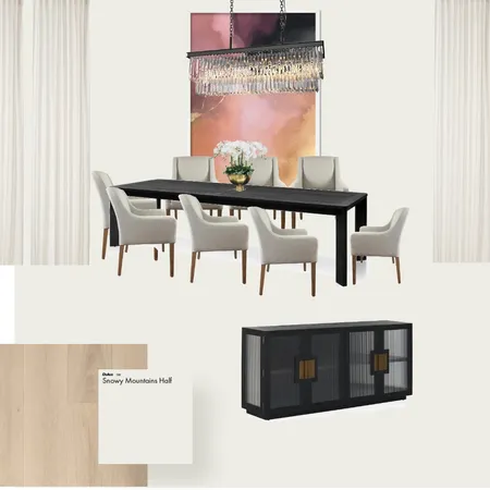 Dining Room Contemporary chic modern Interior Design Mood Board by AndreaLG on Style Sourcebook