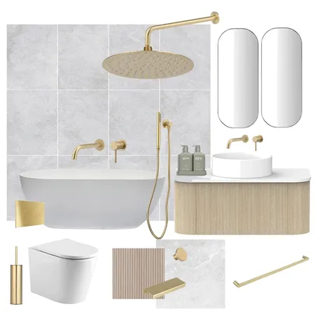 Willoughby Project - Scandi Bathroom 2 Interior Design Mood Board by emydesiree on Style Sourcebook
