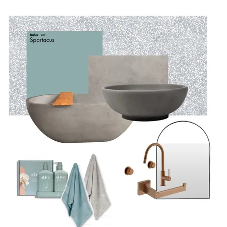 Hotel Chique Bathroom Interior Design Mood Board by Bianca -Studio Property on Style Sourcebook