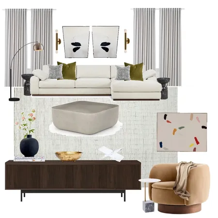 3202 Elva Ave. Living 3 Interior Design Mood Board by Think Modern on Style Sourcebook