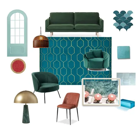Accented Monochromatic2 Interior Design Mood Board by WellnessByDesign on Style Sourcebook