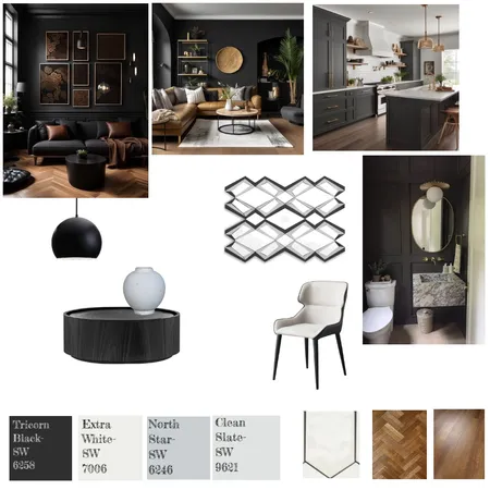 Achromatic Interior Design Mood Board by Lkimbro on Style Sourcebook