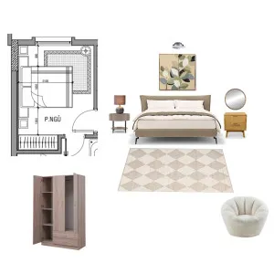 bedroom Interior Design Mood Board by doanbuixd@gmail.com on Style Sourcebook